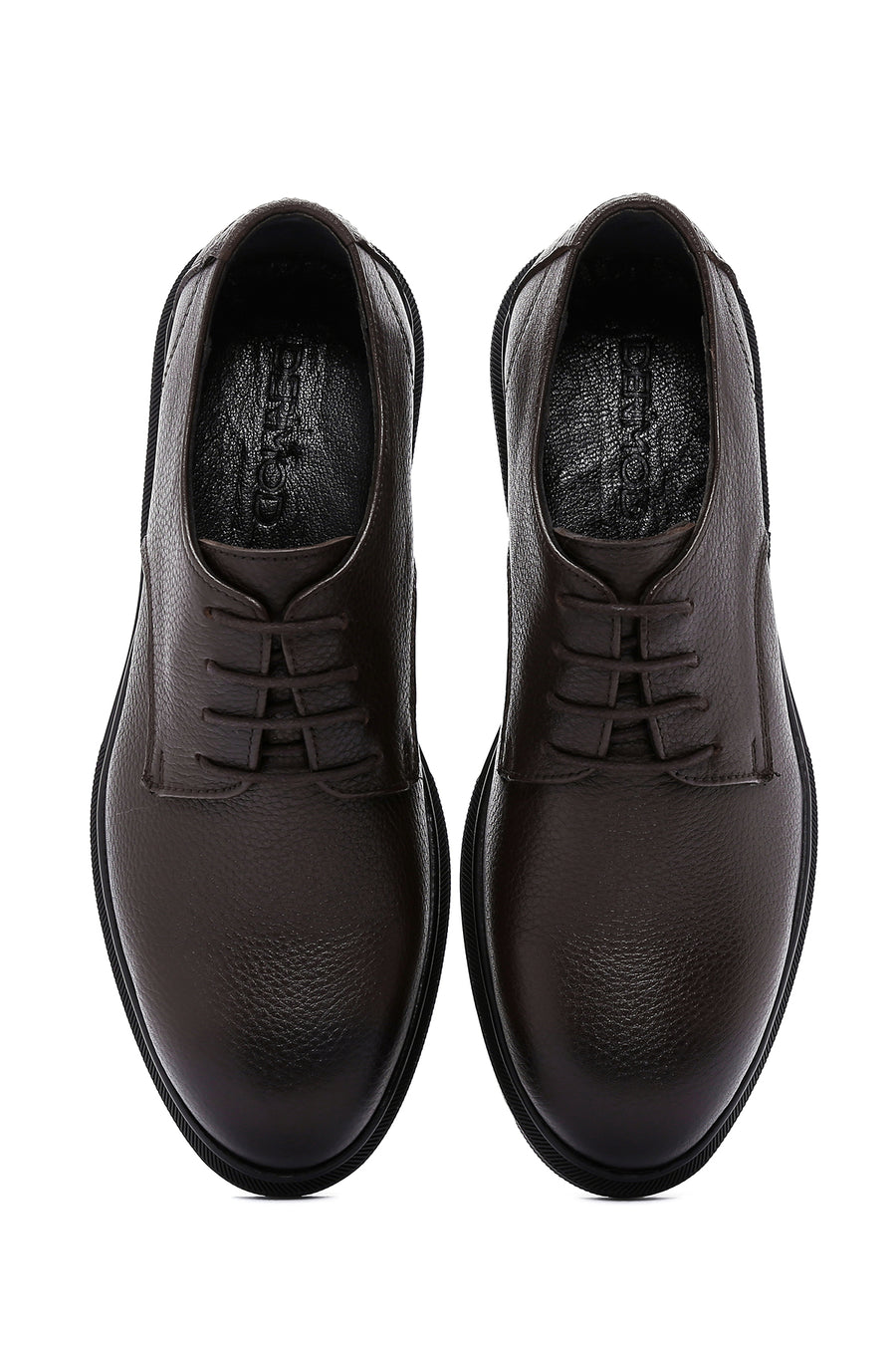 Men's Brown Leather Casual Shoes