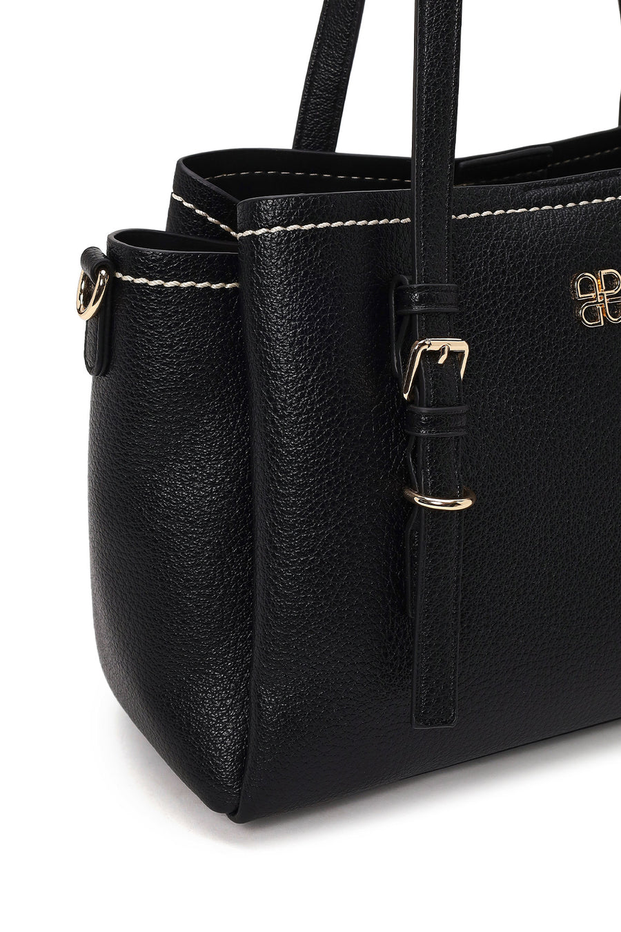Woman Black Long-Strap Shoulder Bag