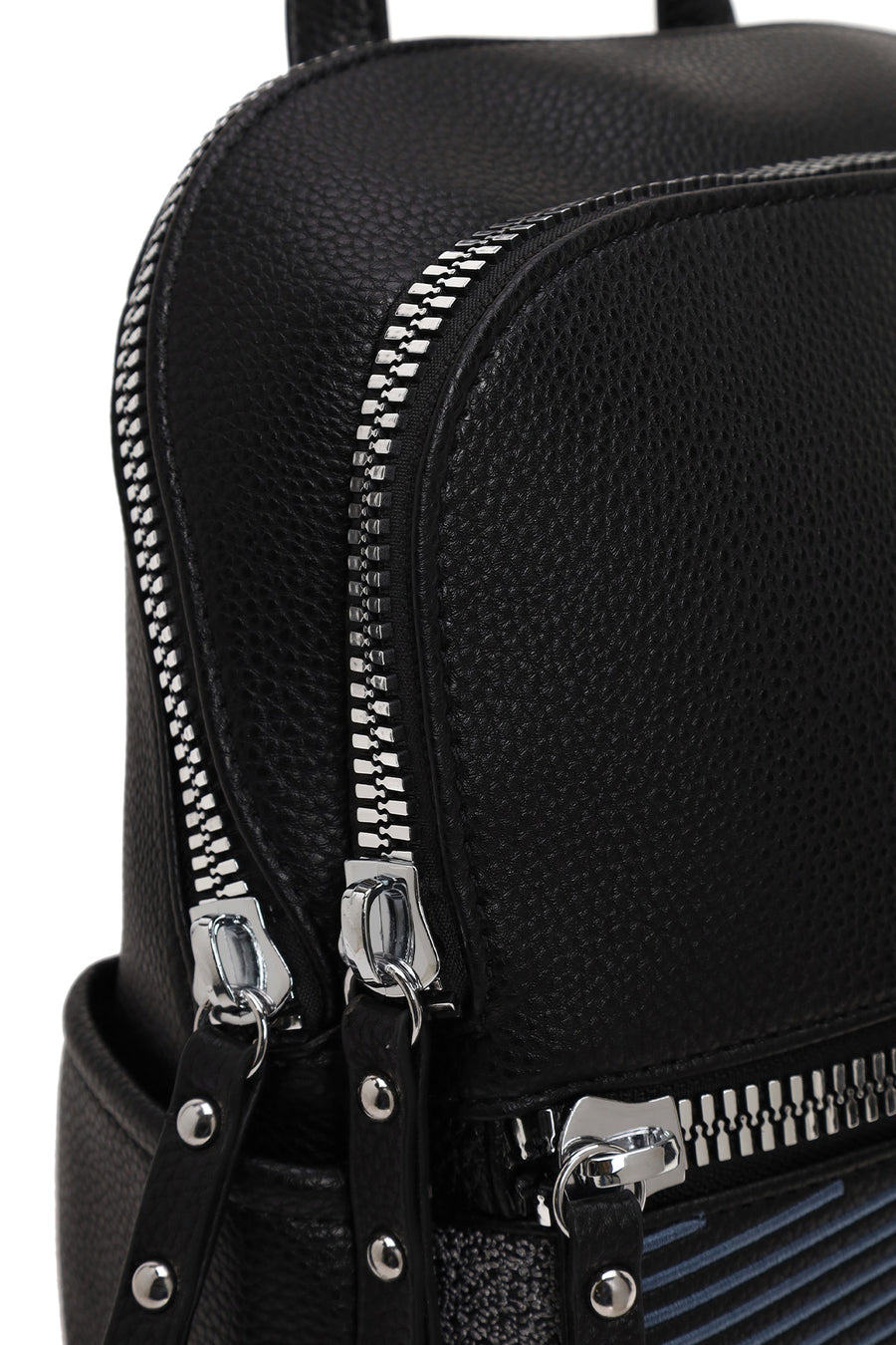Woman Black Printed Backpack