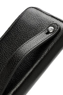 Men's Black Leather Handbag | Derimod