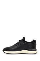 Erkek Siyah Kalın Tabanlı Deri Casual Sneaker | Derimod