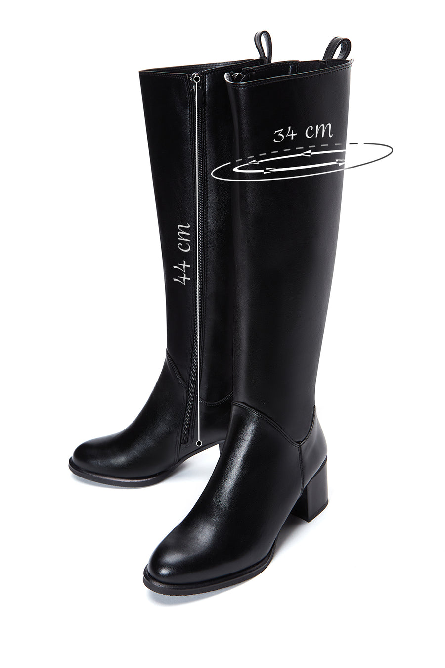 Women's Black Heeled Boots