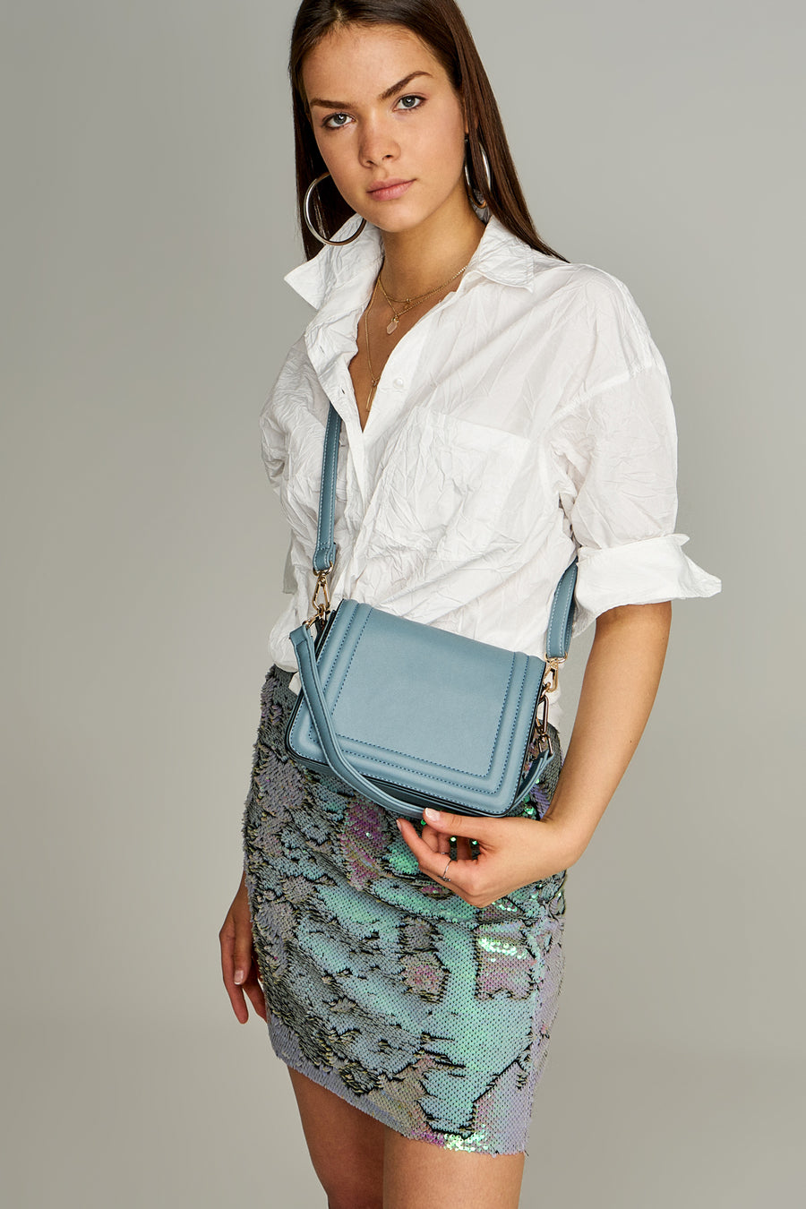 Blue Women's Shoulder Bag 18SBD263118 | Derimod