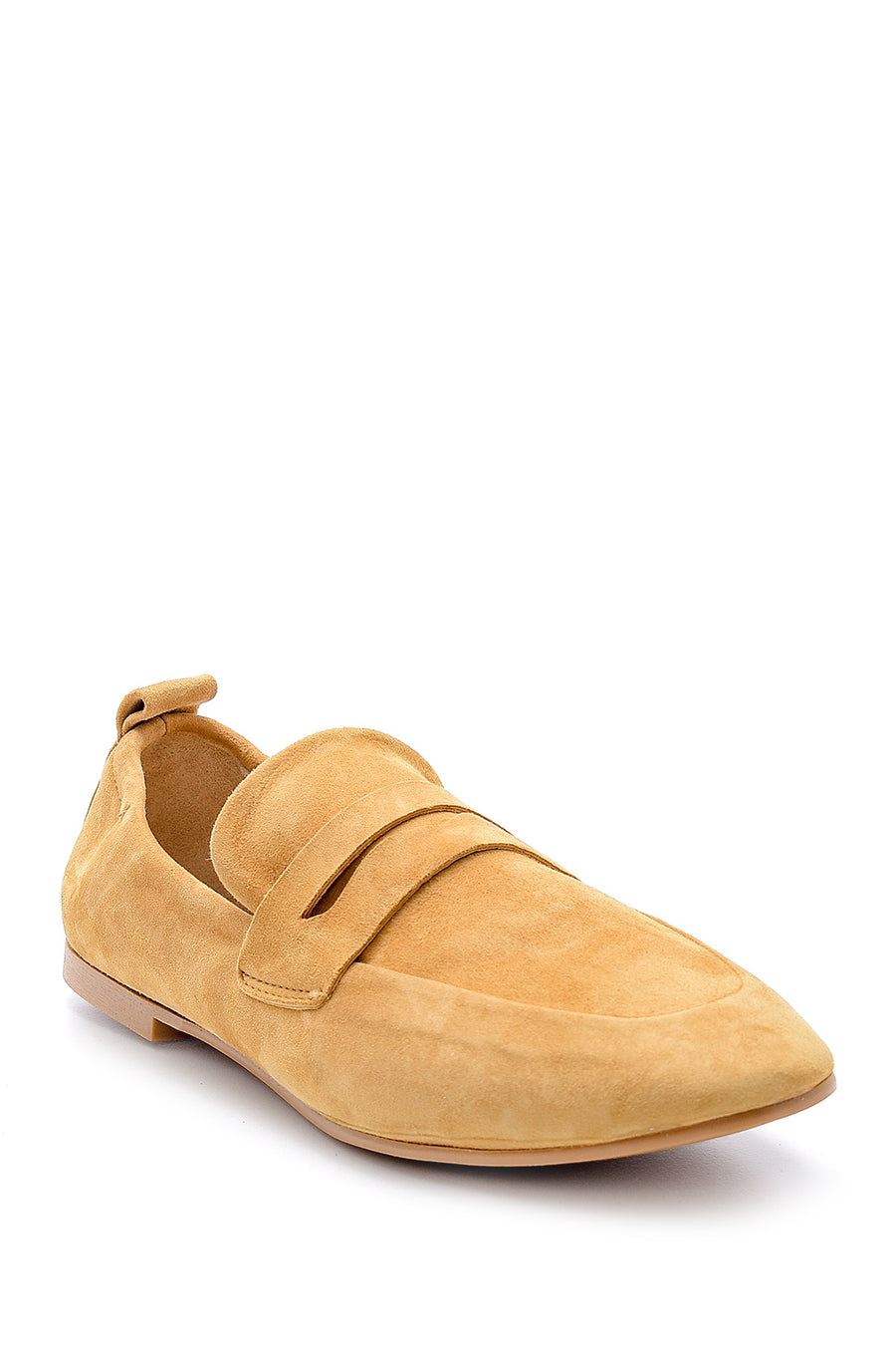 Kadın Süet Deri Loafer