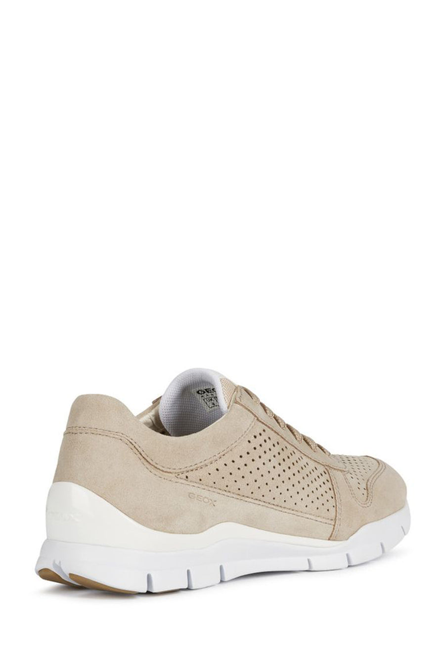 Geox Kadın Bej Sukie Bağcıklı Kumaş Sneaker