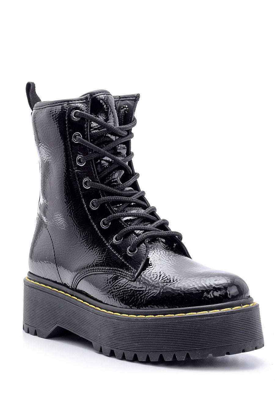 Women's Patent Leather Boots