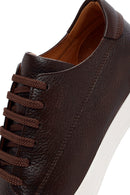 Men's Brown Lace-Up Leather Sneaker | Derimod