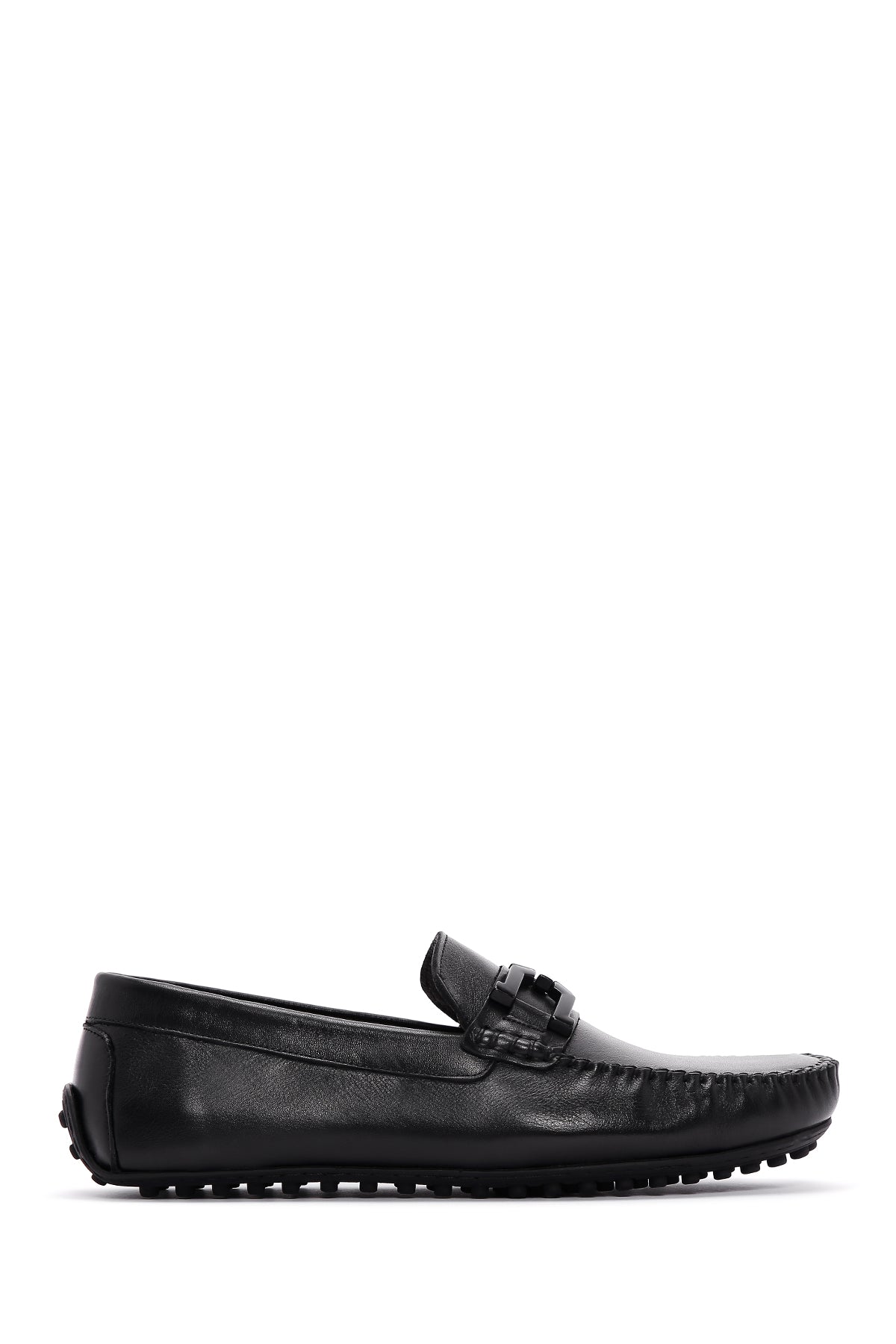 Men's Black Leather Loafer 24SFD651418 | Derimod