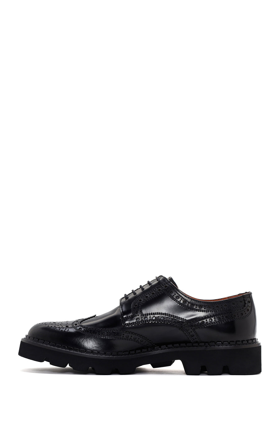Men's Black Leather Casual Shoes