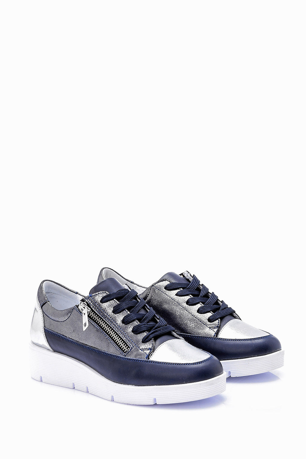 Kadın Fermuar Detaylı Sneaker
