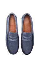 Erkek Deri Süet Loafer | Derimod