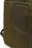 Male Khaki Fabric Backpack | Derimod