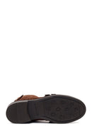 Woman Brown Buckled Suede Boots | Derimod