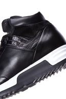 Men's Leather High Top Sneaker | Derimod