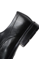 Men's Black Leather Classic Shoes | Derimod