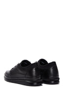 Men's Black Leather Casual Sneaker | Derimod