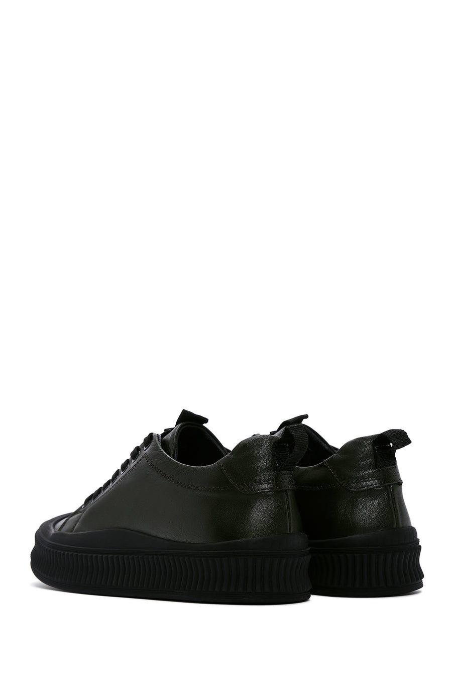 Men's Khaki Leather Sneaker