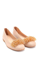 Women's Beaded Detailed Ballerinas | Derimod