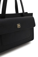 Woman Black Classic Shoulder Bag with Long Strap | Derimod