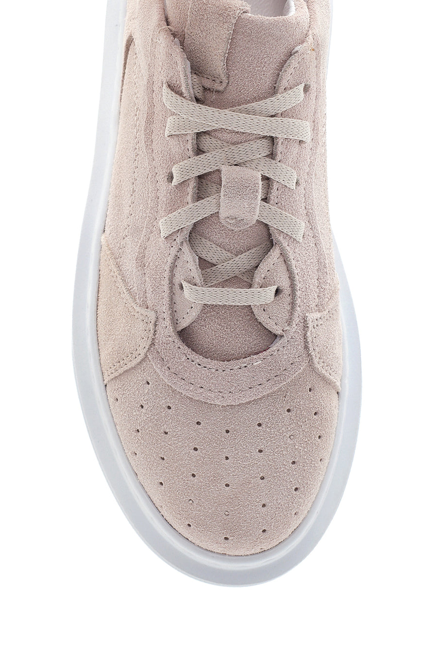 Kadın Deri Süet Yüksek Taban Sneaker