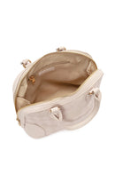 Women's Cream Faux Leather Crossbody Bag | Derimod