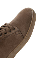 Men's Mink Suede Leather Sneaker | Derimod