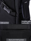 D-Pack Men's Black Technological Fabric Backpack | Derimod