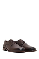 Men's Brown Laced Leather Classic Shoes | Derimod