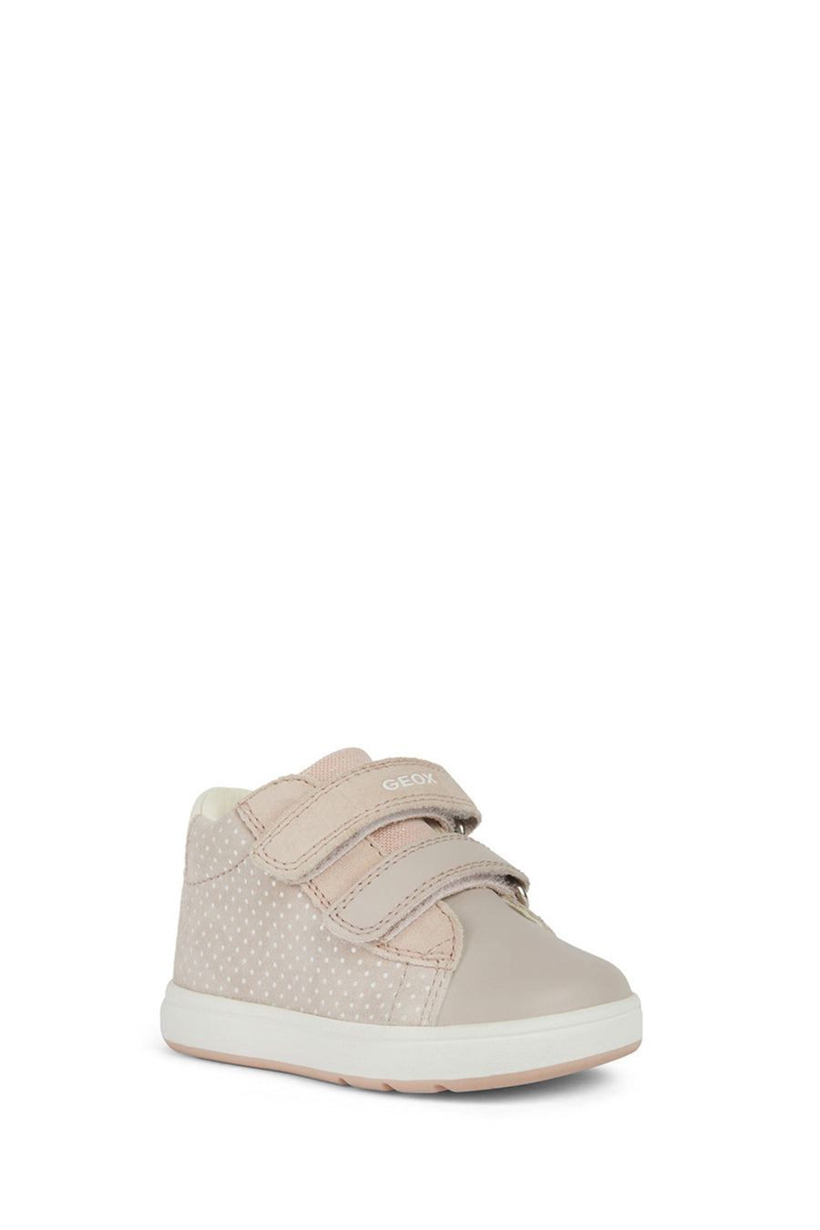 Geox Kız Bebek Bej Biglia Bantlı Süet Sneaker