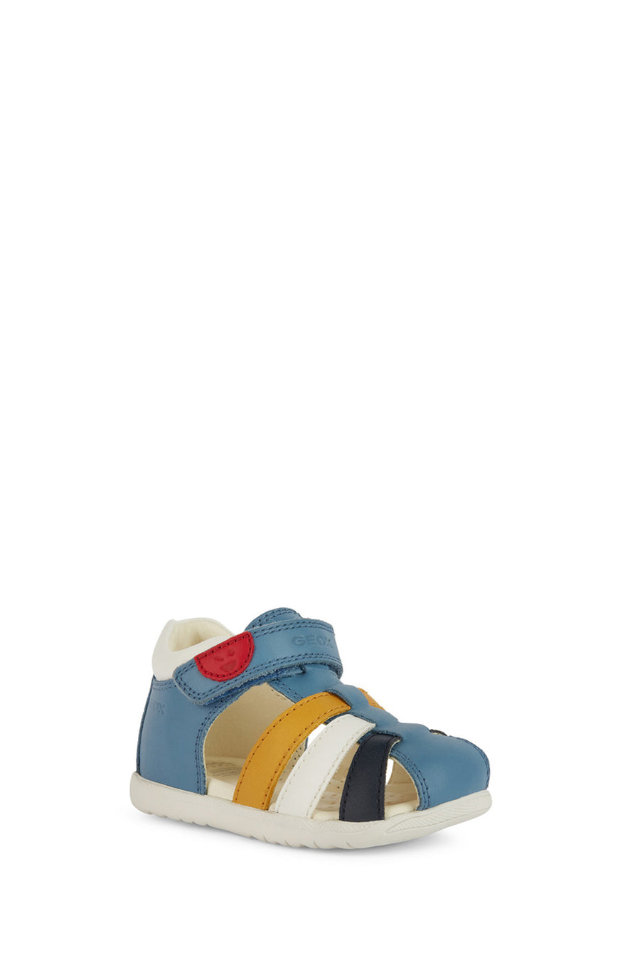 Geox Baby Boy Multicolored Macchia Strappy Leather Sandals