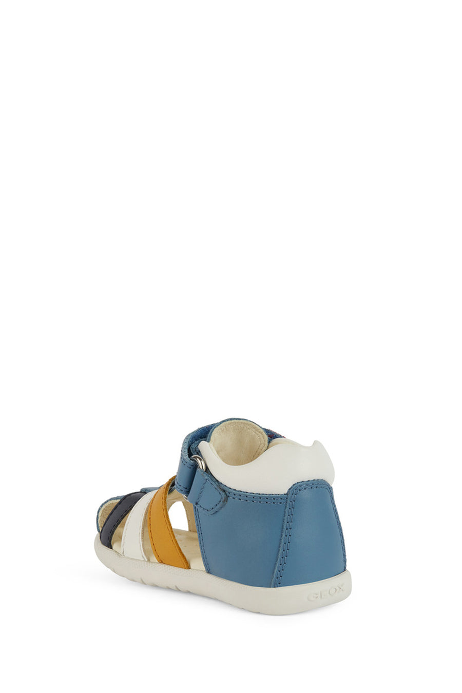 Geox Baby Boy Multicolored Macchia Strappy Leather Sandals