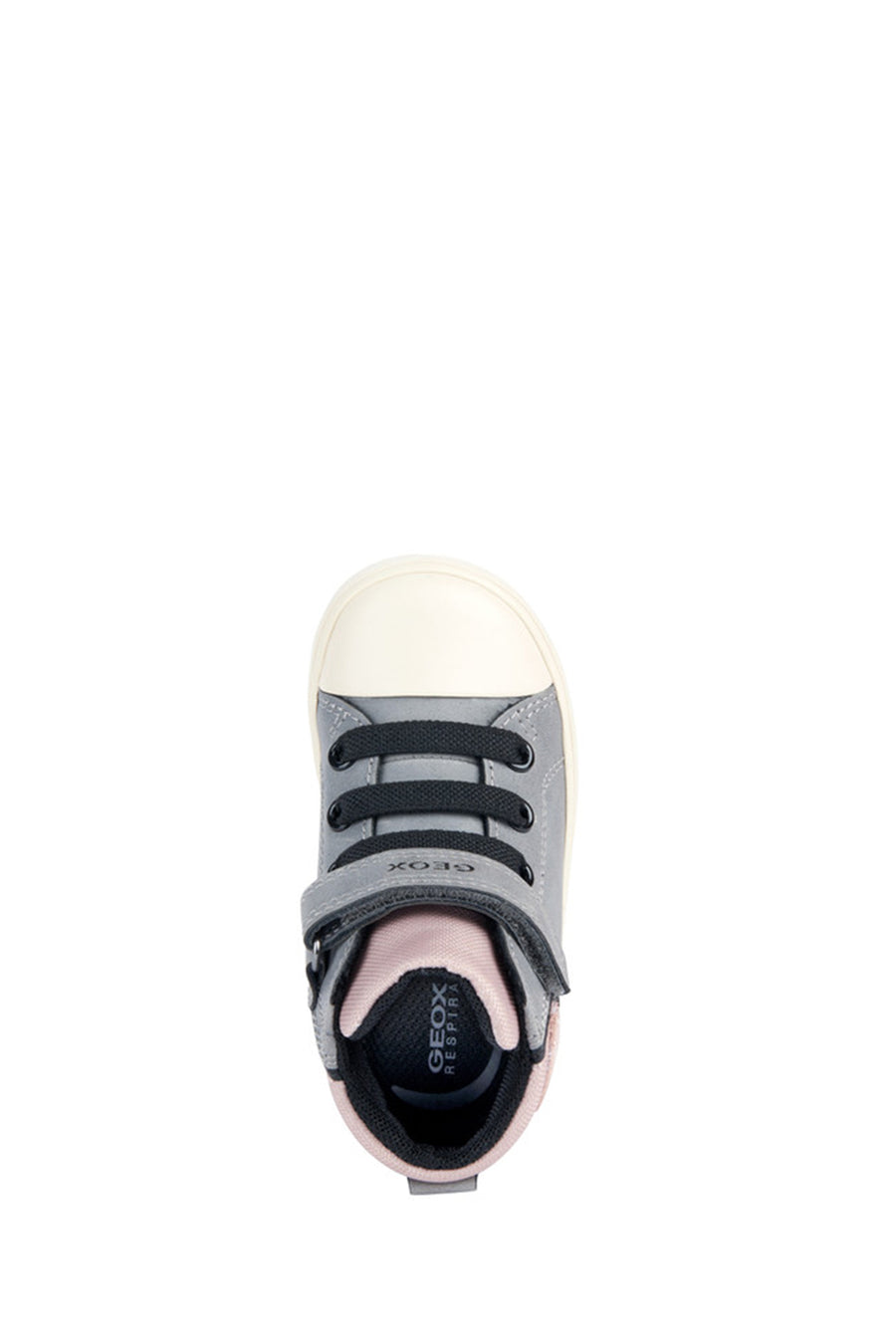 Geox Kız Bebek Gri B Gisli Girl Bantlı Süet Deri Bot
