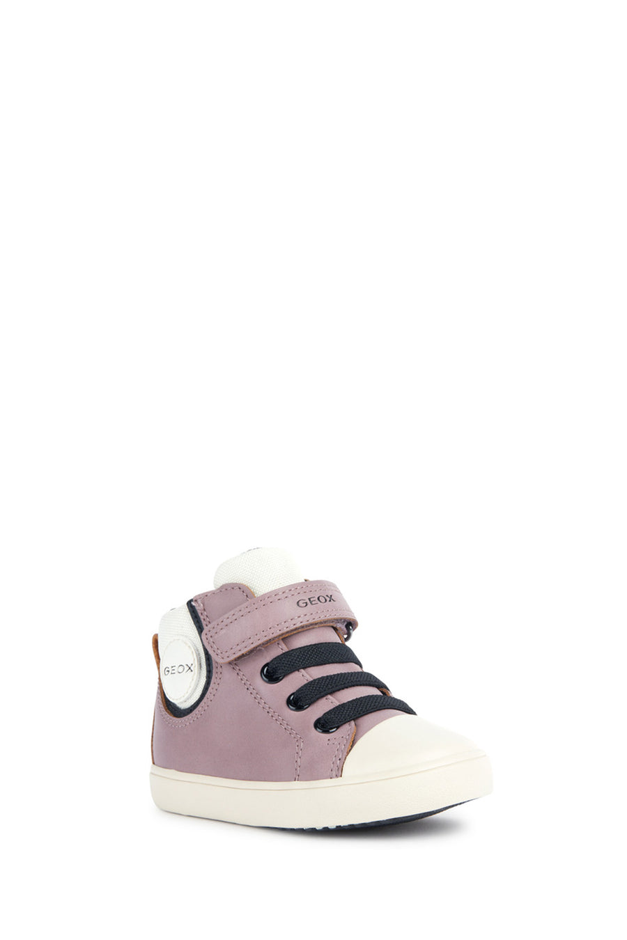 Geox Kız Bebek Pembe Bantlı Süet Deri Sneaker