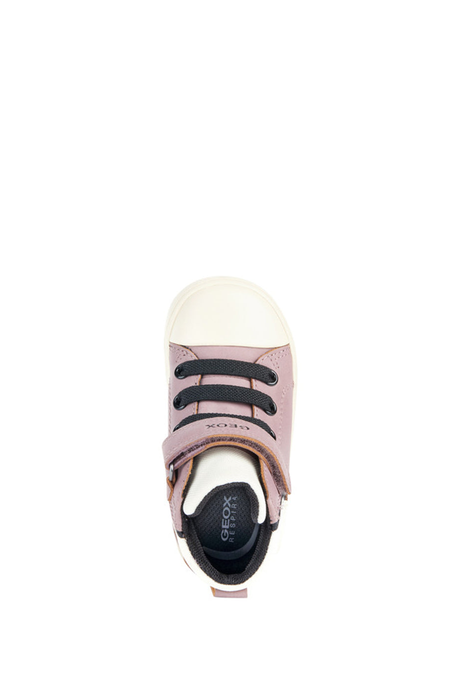 Geox Kız Bebek Pembe Bantlı Süet Deri Sneaker
