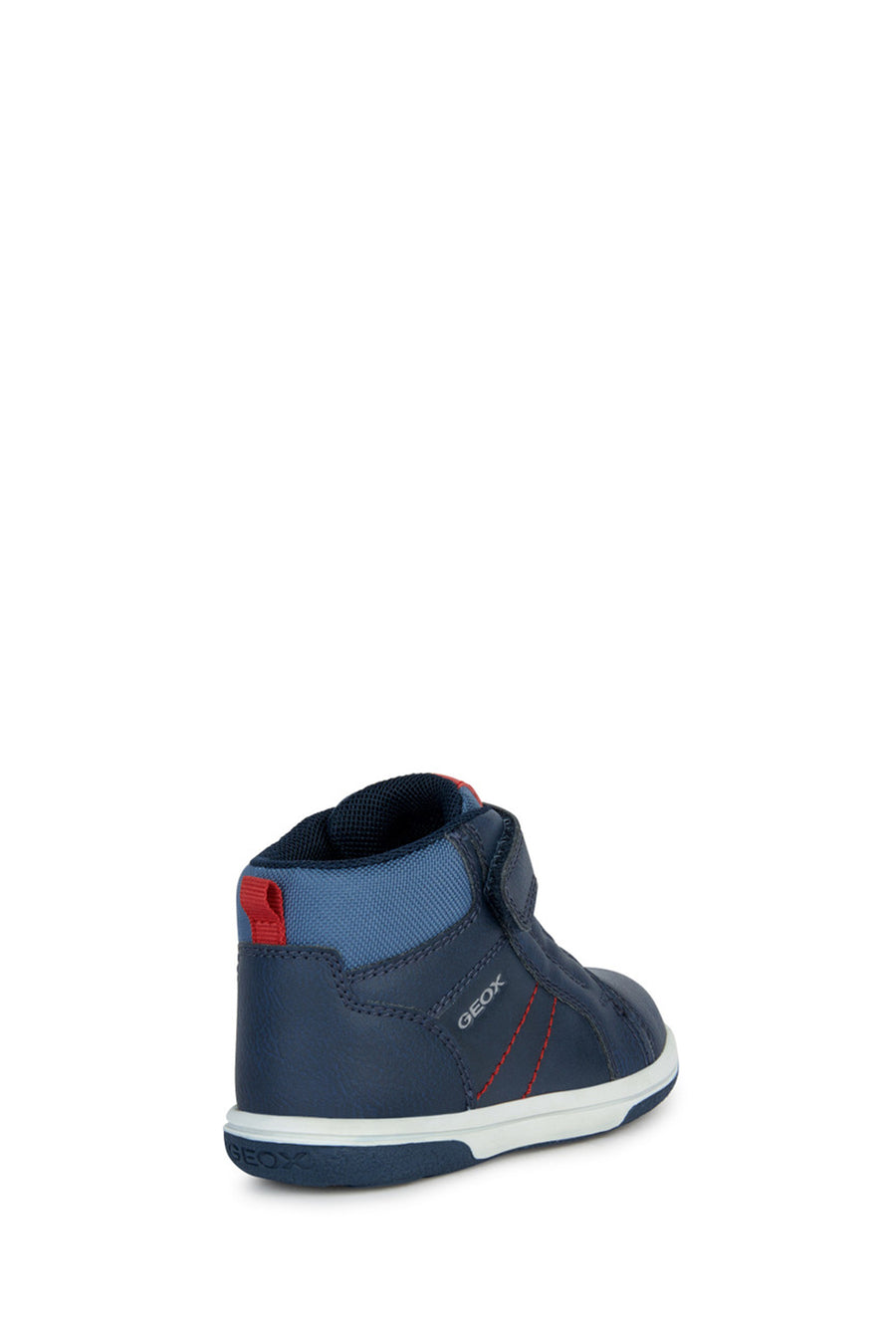 
Geox Baby Boy Navy Blue Strapped Leather Sneaker
