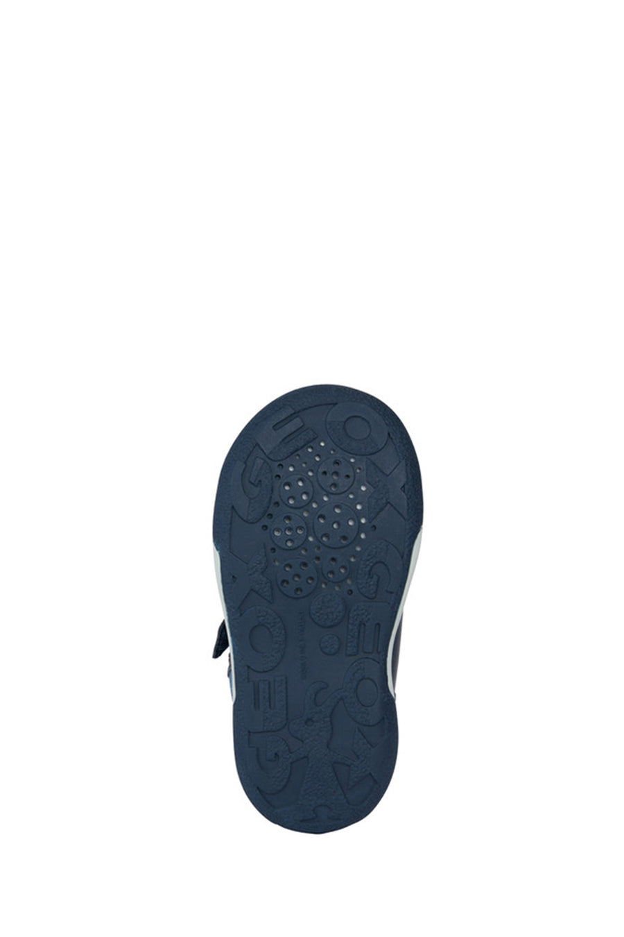 
Geox Baby Boy Navy Blue Strapped Leather Sneaker
