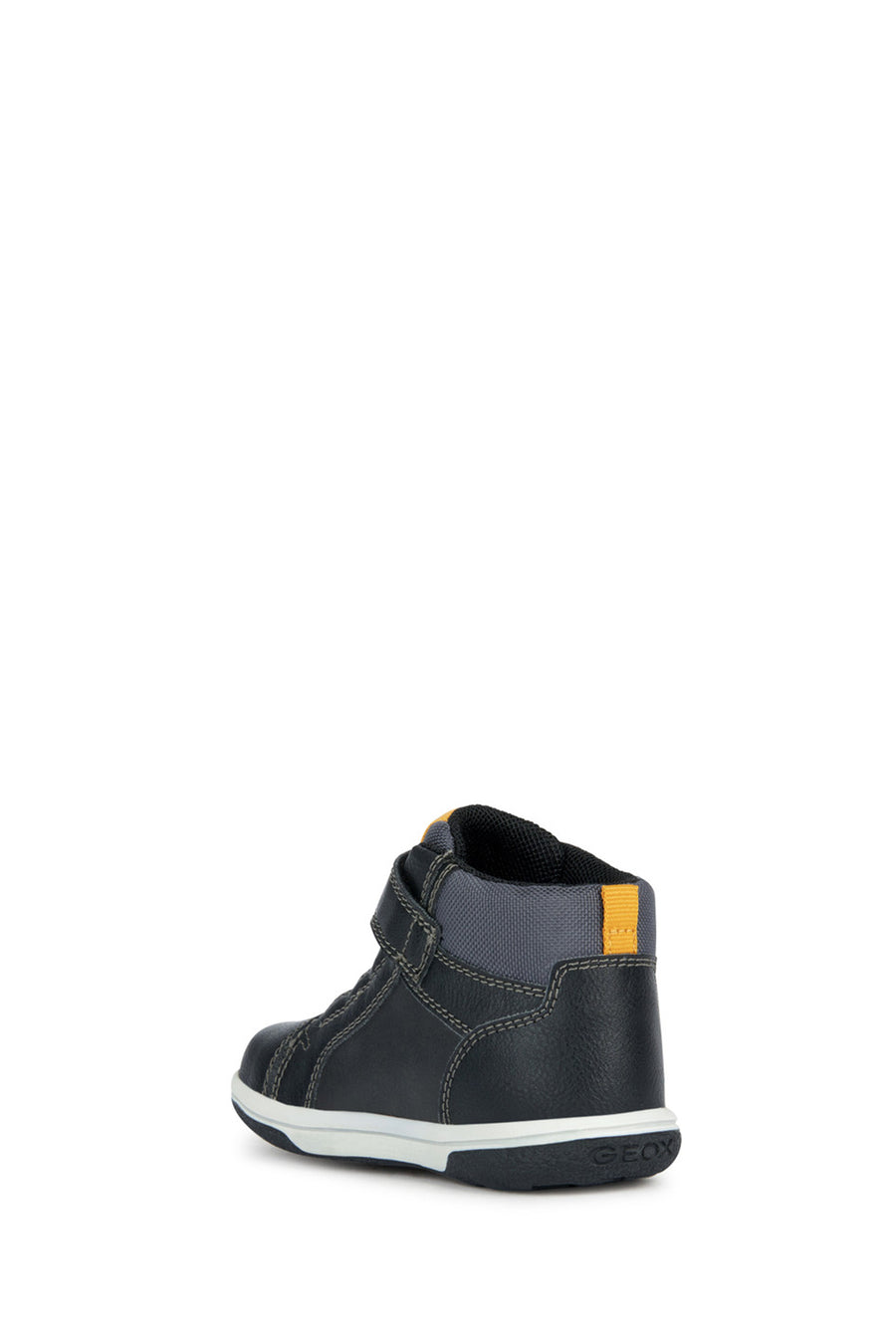 Geox Erkek Bebek Siyah Bantlı Deri Sneaker