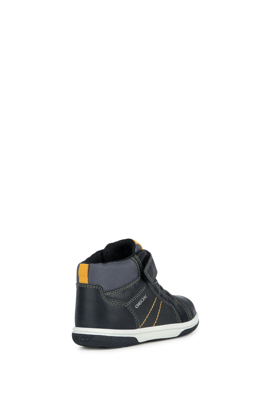 Geox Erkek Bebek Siyah Bantlı Deri Sneaker