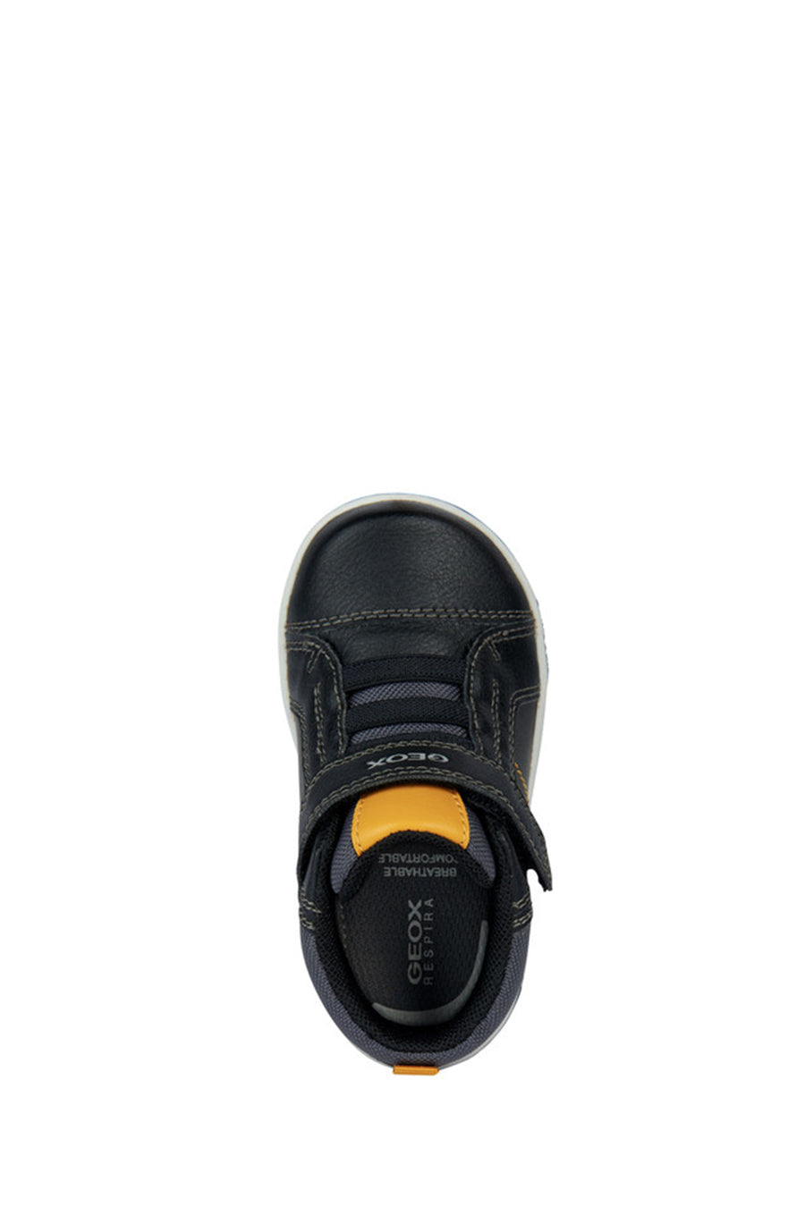 Geox Erkek Bebek Siyah Bantlı Deri Sneaker
