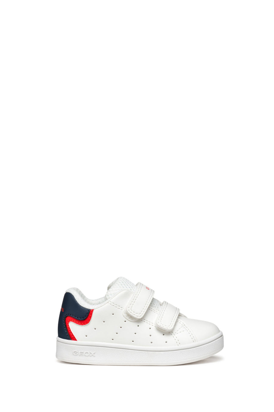 Geox Erkek Bebek Beyaz B Eclyper A - Synt. Lea Çift Bantlı Sneaker B365LA000BCC0653 | Derimod