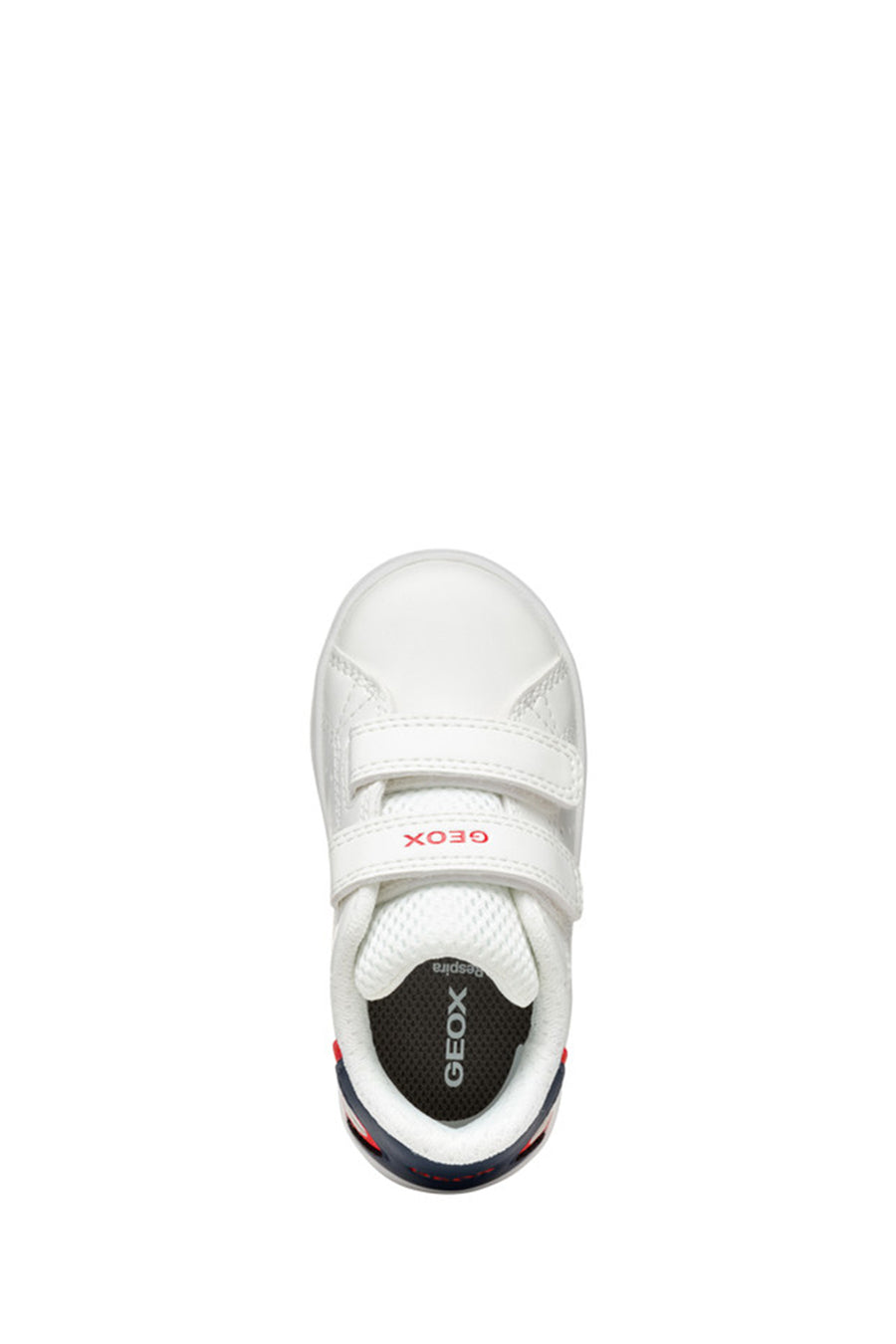 Geox Erkek Bebek Beyaz B Eclyper A - Synt. Lea Çift Bantlı Sneaker