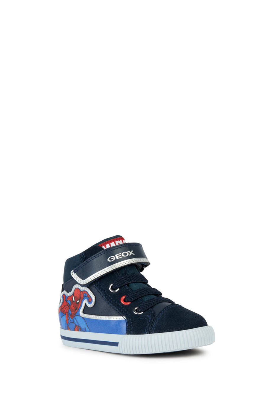 
Geox Boys' Navy Spider Man Strapped Patterned Leather Sneaker
