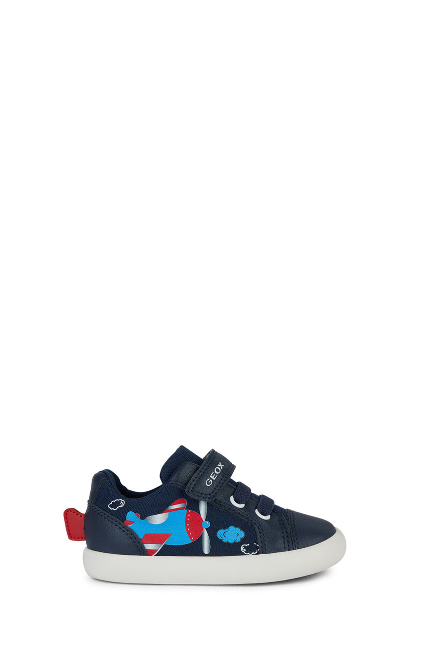 Geox Baby Boy Navy Blue Gisli Banded Leather Sneaker B451NC01054C0735 | Derimod