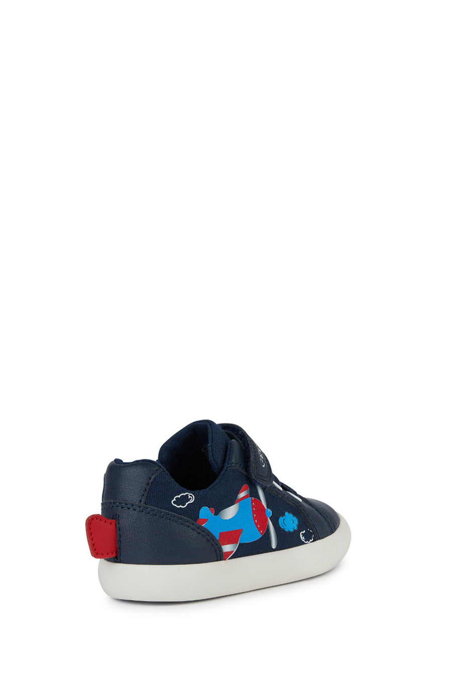 Geox Baby Boy Navy Blue Gisli Banded Leather Sneaker