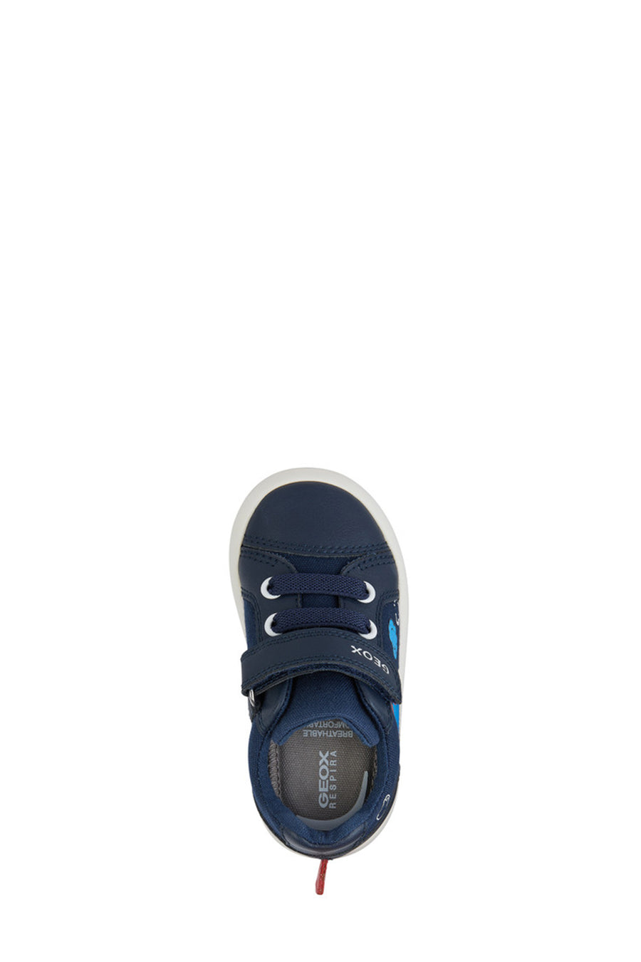 Geox Baby Boy Navy Blue Gisli Banded Leather Sneaker