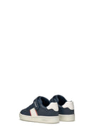 Geox Baby Boy Navy Blue B Eclyper A - Synth. Lea Double Banded Sneaker | Derimod