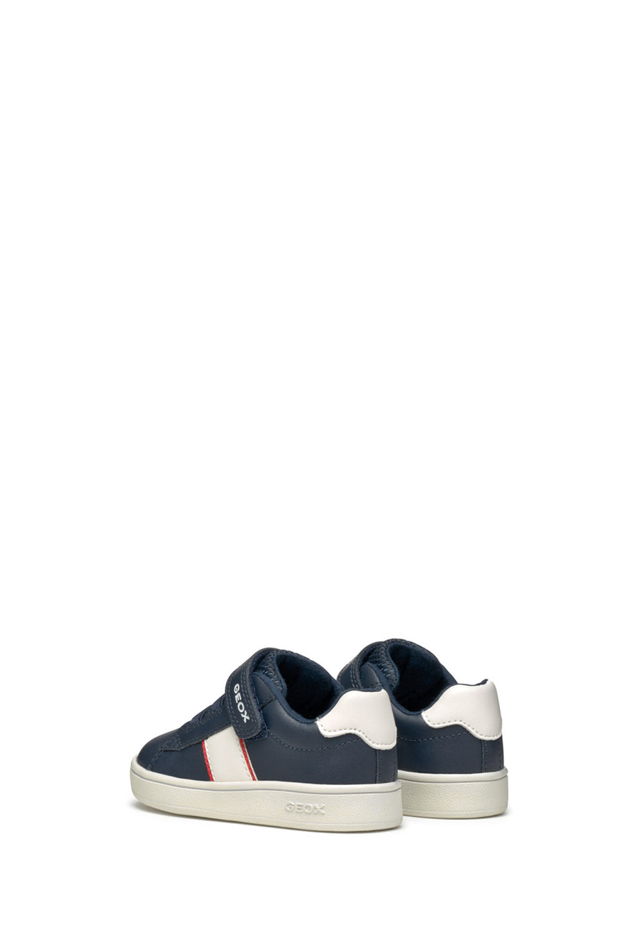Geox Erkek Bebek Lacivert B Eclyper A - Synt. Lea Çift Bantlı Sneaker