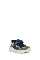 Geox Baby Boy Navy Blue Suede Sneaker with Ciufciuf Straps | Derimod