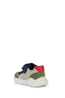 Geox Baby Boy Navy Blue Suede Sneaker with Ciufciuf Straps | Derimod