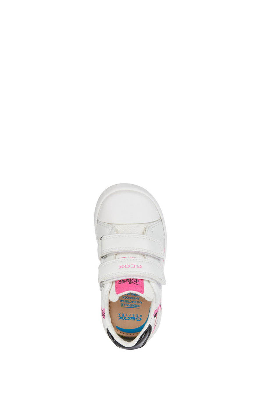 Geox Kız Bebek Beyaz Kilwi Bantlı Kumaş Sneaker